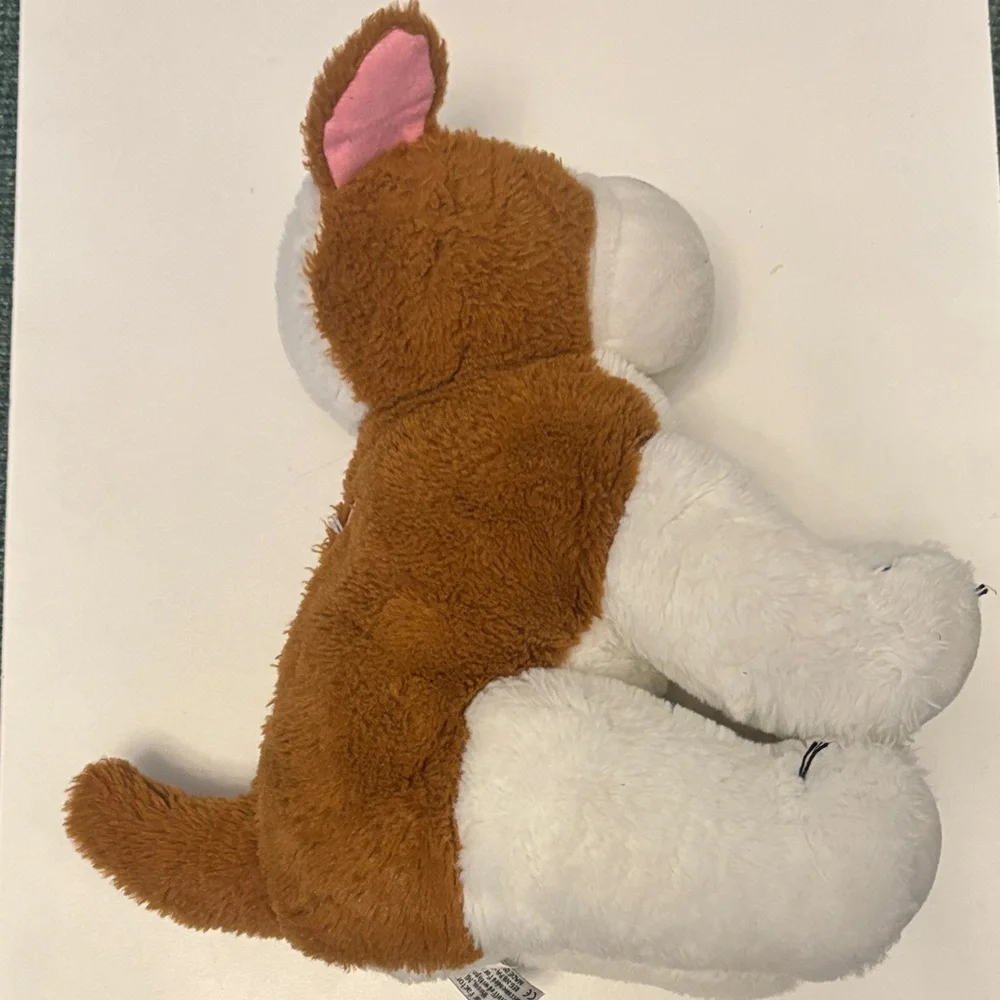 Bear Factory Love-Themed Plush Dog Toy Pair - Brown and Gray